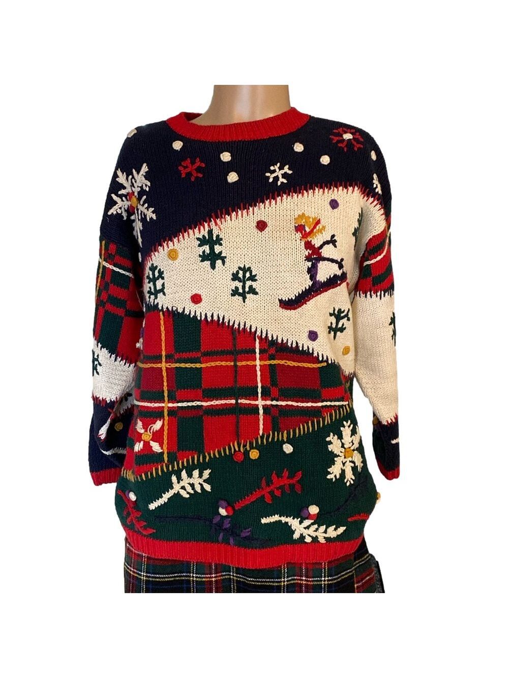 D.B.L vintage Christmas sweater sb - Picture 2 of 12